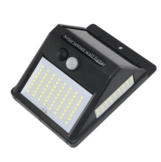 PIR Motion Sensor 100LED Sunlight control 3 sided Solar Energy Street light.