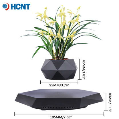 Levitating Plant Pot Magnetic Levitation Flower Pot Rotating Planters.