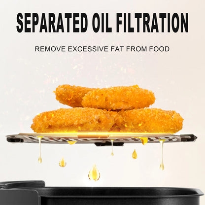 2.8L Air Fryer Without Oil Oven 1200W Multifunction Electric Deep Fryer Nonstick Basket Kitchen Cooking Frying Sonifer