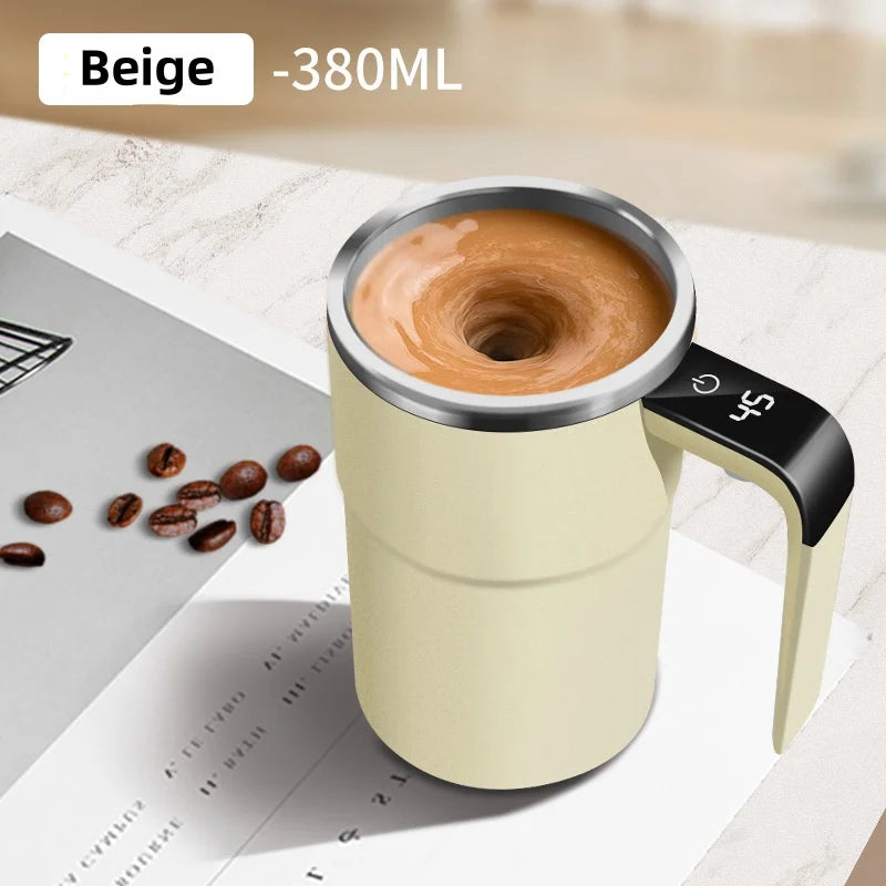 380ML Mini Electric Coffee Self Mixing Mug IP67 Waterproof.