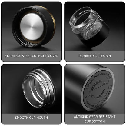 Cups Intelligent 304 Stainless Steel Vacuum Cup Temperature LED Display.