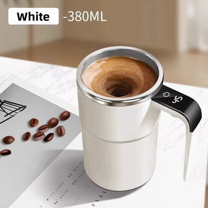 380ML Mini Electric Coffee Self Mixing Mug IP67 Waterproof.
